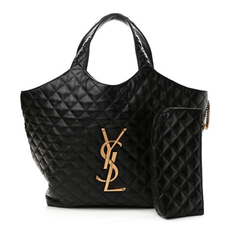 ysl tote quilted